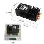 SEQURE 12100/12200 Bürstenloser Fahrtenregler mit integrierter RGB-LED-Farblichteinstellung 5-12S ESC Geeignet für RC-Auto und Boot